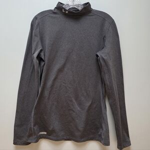 UNDER ARMOUR | Gray Coldgear Mock, Sz. L